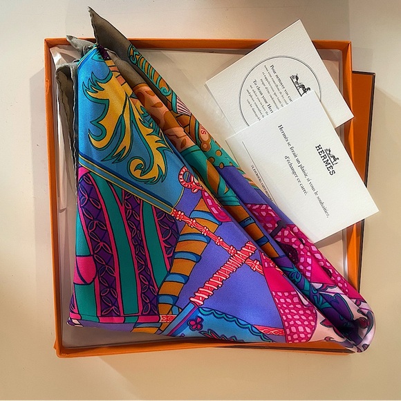 Hermès Silk Scarf- Vintage